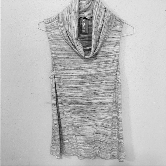 dolan Tops - Dolan size L space dye sleeveless cowl neck top